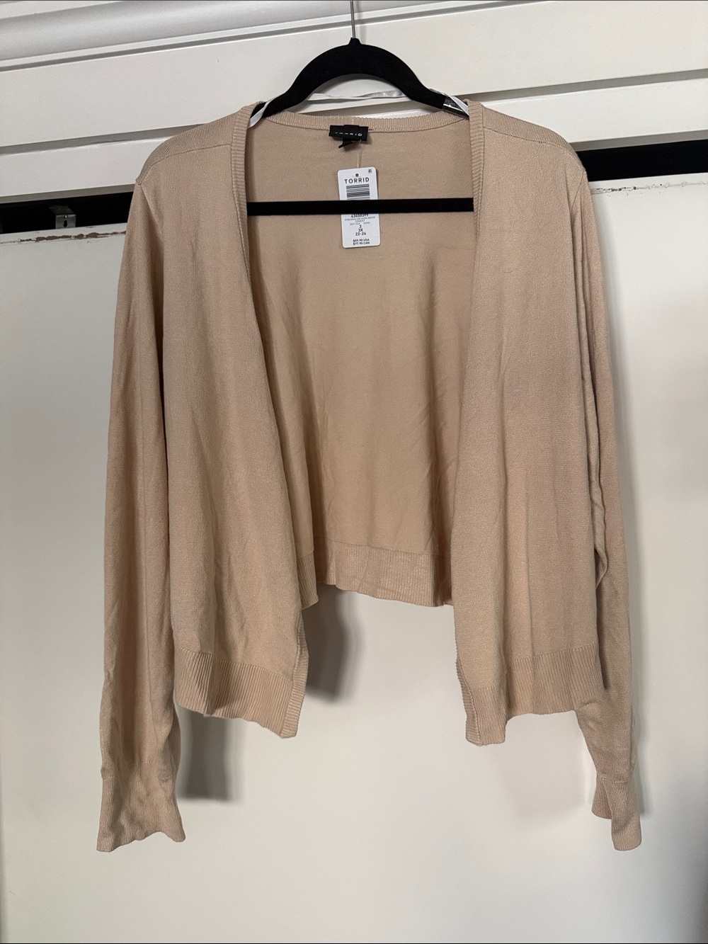 torrid Beige Open-Front Lightweight Cardigan